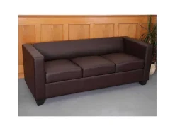 3-2-1 Bankstel Lille (3-Delig), Kunstleer, Koffie-Vente-unique Online