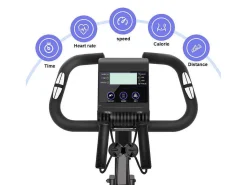 3 In 1 Opvouwbare Hometrainer, Magnetische X-Bike Ligfiets Fitness Bike Met 8-Level Verstelbare Weerstand Voor Home Gym Workout-Vente-unique Best