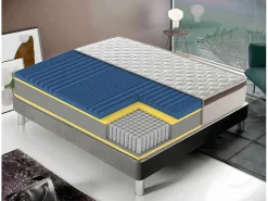 1600 Pocketveringmatras - Anatomische Hoes - 7 Comfortzones 140X200 Cm-I Love Sleep New