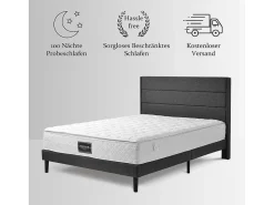 90 X 200 Cm Matras Met 7-Zone Pocketveren En Hr-Foam, 25 Cm Dik - Merax-Vente-unique Online