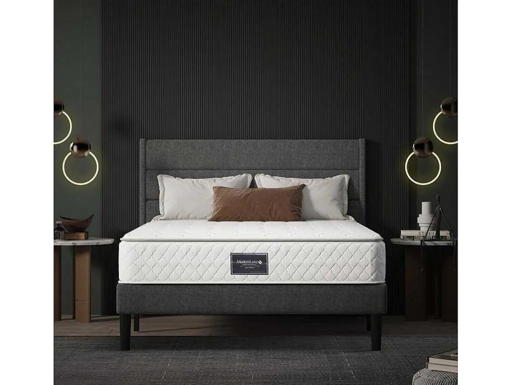 140 X 200 Cm Matras Met 7-Zone Pocketveren En Hr-Foam, 25 Cm Dik - Merax-Vente-unique Outlet