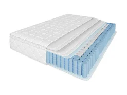 140 X 200 Cm Matras Met 7-Zone Pocketveren En Hr-Foam, 25 Cm Dik - Merax-Vente-unique Outlet