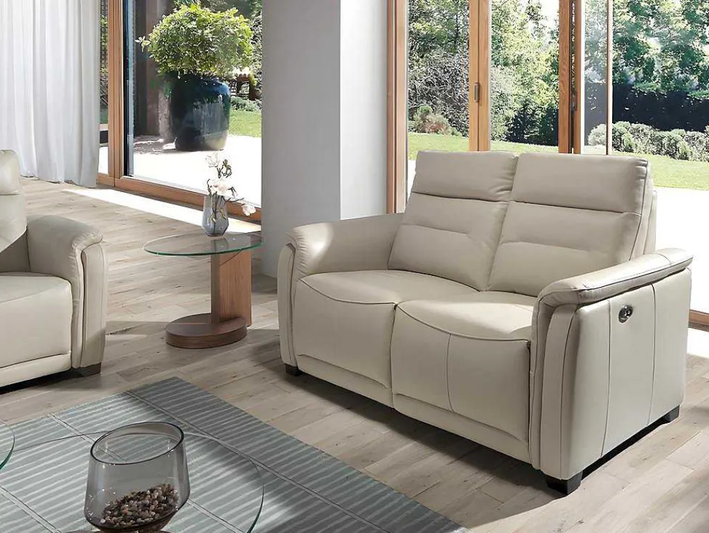 2 Zits Leren Relaxbank 6157-Angel Cerda Outlet
