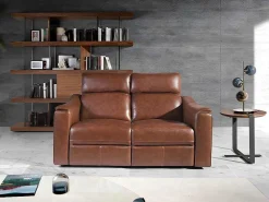 2 Zits Leren Relaxbank 6165-Angel Cerda Discount