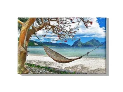 Afdrukken Op Canvas Zee 4, Veelkleurig, 70X3X45 Cm,-EPIKASA