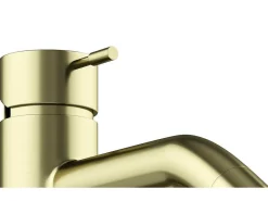 Afgeronde Mechanische Mengkraan - Goud Met Satijnglans - Adour-Shower & Design Clearance