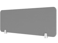 Afscheiding Voor Professioneel Bureau - Stof - Grijs - L110 Cm - Downtown-Workēa Sale