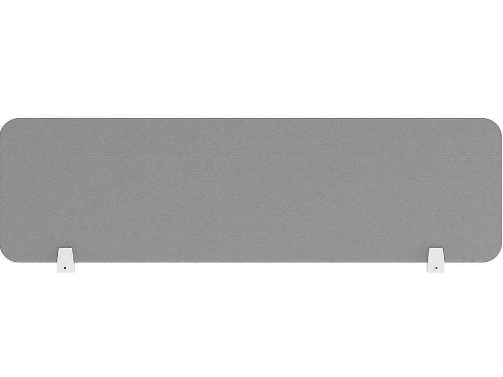 Afscheiding Voor Professioneel Bureau - Stof - Grijs - L130 Cm - Downtown-Workēa Online