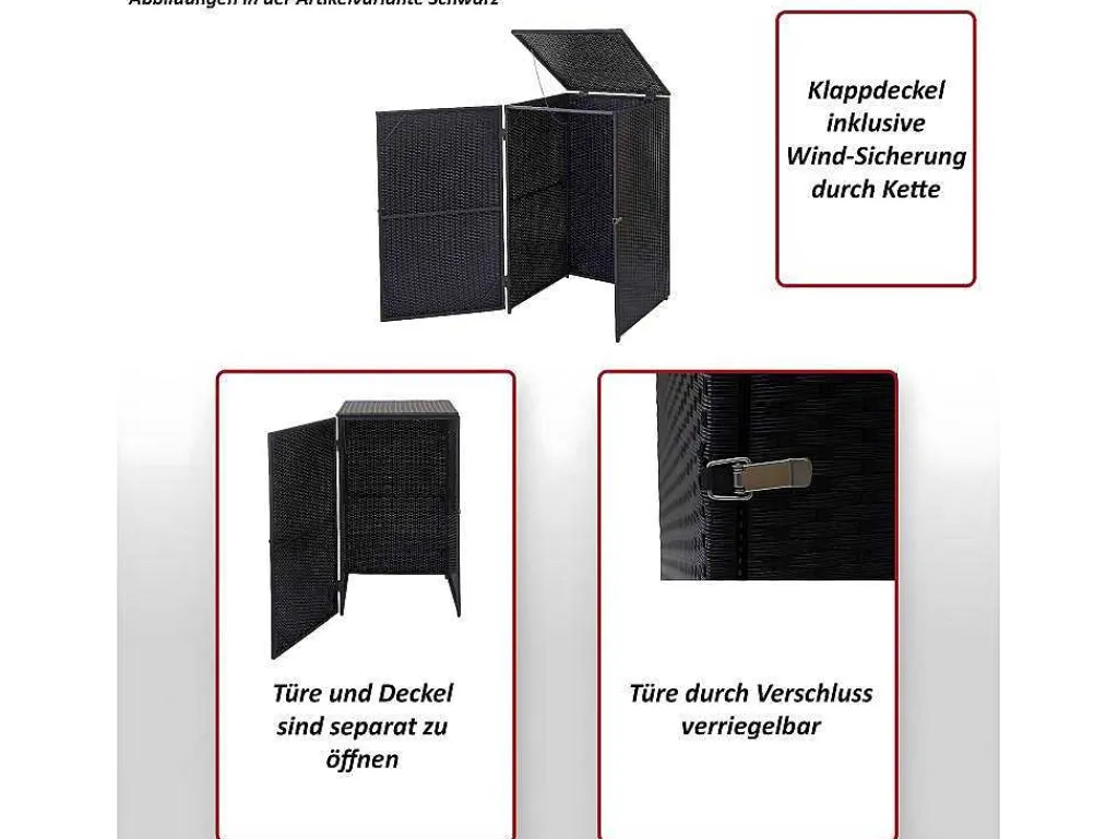 Afvalzak Mcw-E25 120L, Zwart-Vente-unique Discount