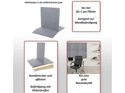Akoestisch Wandpaneel Mcw-L52 (Set Van 4), Lichtbruin-Vente-unique Discount