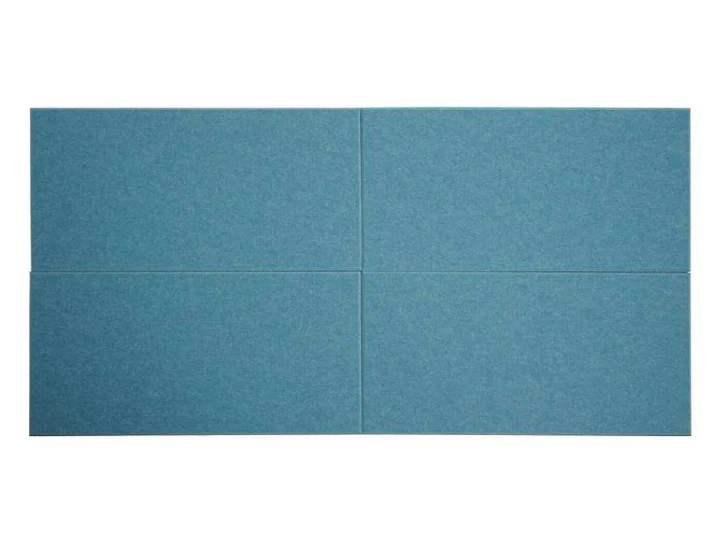 Akoestisch Wandpaneel Mcw-L52 (Set Van 6), Blauw-Vente-unique Discount