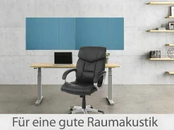 Akoestisch Wandpaneel Mcw-L52 (Set Van 6), Blauw-Vente-unique Discount