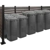 Aluminium Afvalemmerhek Mcw-K57, Grijs-Vente-unique Outlet