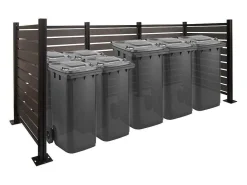 Aluminium Afvalemmerhek Mcw-K57, Grijs-Vente-unique Outlet