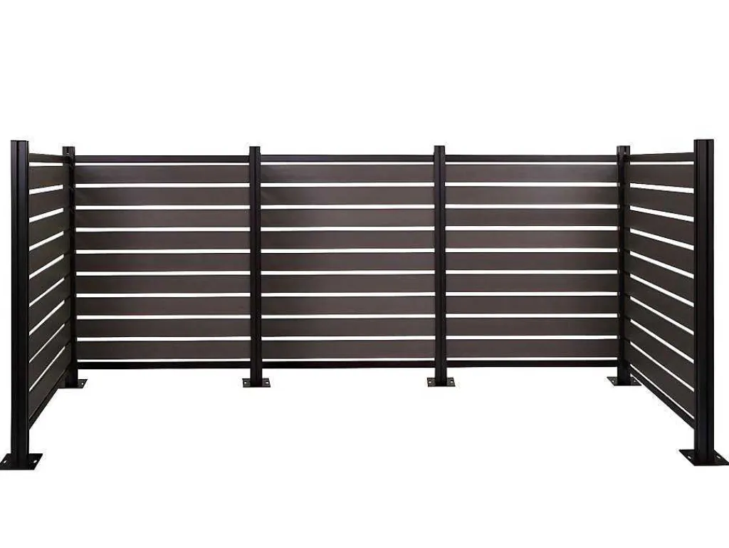 Aluminium Afvalemmerhek Mcw-K57, Grijs-Vente-unique Outlet