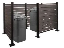 Aluminium Afvalemmerhek Mcw-K57, Grijs-Vente-unique Outlet