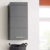 Amandamandobea Badkamerkast 1 Deur Grijs, Agave Grijs Hoogglans.-Trendteam Discount