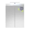 Amandamandobea Spiegelkast Met Licht, 2 Deuren, Wit Hoogglans.-Trendteam Best