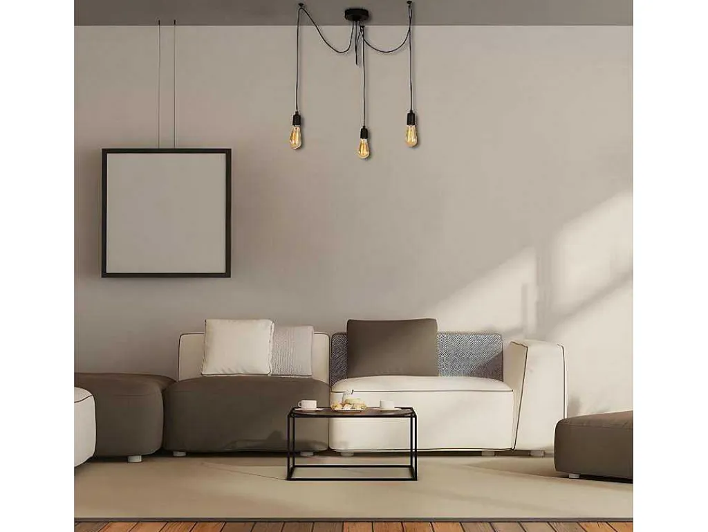 Andria Hanglamp, Zwart, 180 X 180 X 93 Cm,-EPIKASA