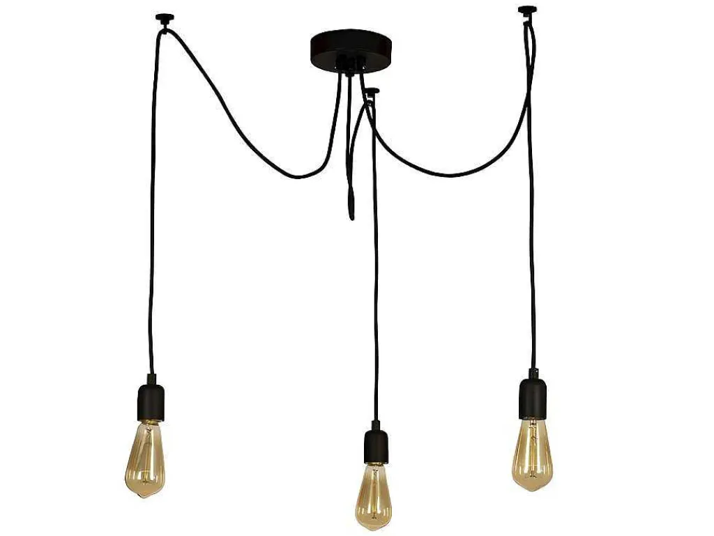 Andria Hanglamp, Zwart, 180 X 180 X 93 Cm,-EPIKASA