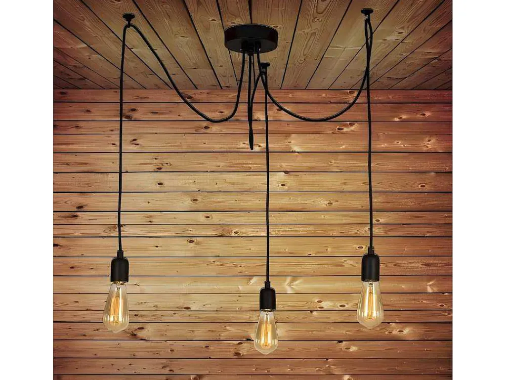 Andria Hanglamp, Zwart, 180 X 180 X 93 Cm,-EPIKASA