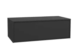 Antracietgrijs Hangend Badkamermeubel Met Enkele Wastafel - 94 Cm - Teana Ii-Vente-unique Hot
