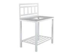 Atlantis Buitenkeuken Hoek Wit.-Vente-unique Best