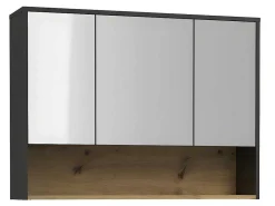 Badkamer Muurkast - Antraciet - 100 Cm - Yangra-Vente-unique Outlet