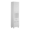 Badkamerkast Op Poten - 180 Cm - Wit - Minela-Vente-unique Outlet