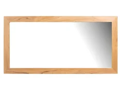 Badkamermeubel In Teakhout Met Dubbele Wastafel En Spiegel - 135 Cm - Gianyar-Vente-unique Discount