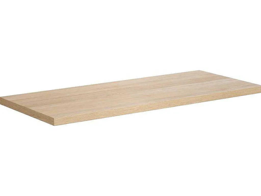 Badkamermeubel Met Opzetwastafel Van Steen - Eikenfineer - 120 Cm - Cosmoti-Vente-unique Hot