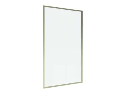 Badscherm Goudkleurig Industriele Stijl 80 X 140 Cm Gehard Glas Bradenton-Shower & Design Best