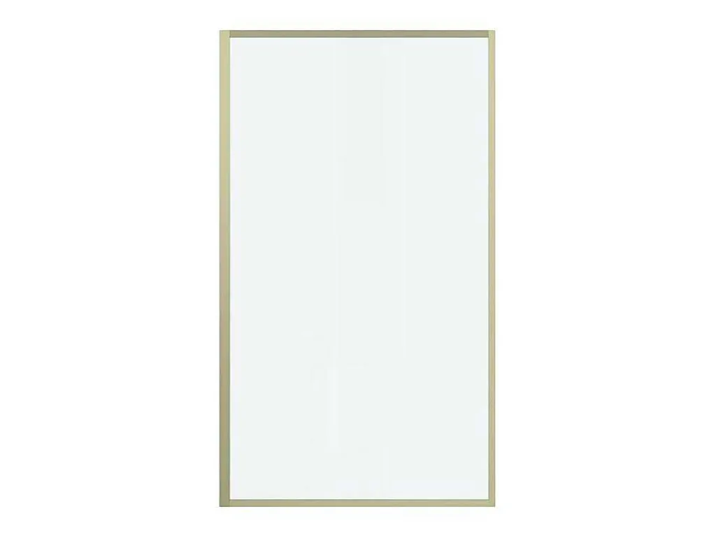 Badscherm Goudkleurig Industriele Stijl 80 X 140 Cm Gehard Glas Bradenton-Shower & Design Best
