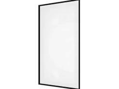 Badscherm In Industriele Stijl Zwart Mat - 70 X 140 Cm - Gehard Glas - Bradenton-Shower & Design Outlet