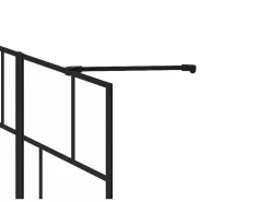 Badscherm In Industriele Stijl Met Beweegbaar Deel - 100 X 140 Cm - Obelini-Shower & Design Sale
