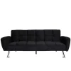 Bank Mcw-K19, Fluweel Zwart-Vente-unique
