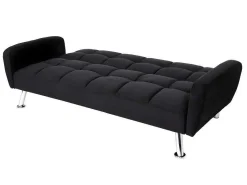 Bank Mcw-K19, Fluweel Zwart-Vente-unique