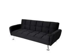 Bank Mcw-K19, Fluweel Zwart-Vente-unique