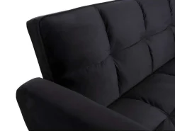 Bank Mcw-K19, Fluweel Zwart-Vente-unique