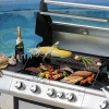 Barbecue Op Gas Met 4 Branders, 1 Rechaud Aan De Zijkant En 1 Grill 148 X 56 X 121 Cm - Roasty-Vente-unique Best