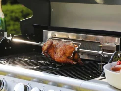 Barbecue Op Gas Met 4 Branders, 1 Rechaud Aan De Zijkant En 1 Grill 148 X 56 X 121 Cm - Roasty-Vente-unique Best