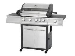 Barbecue Op Gas Met 4 Branders, 1 Rechaud Aan De Zijkant En 1 Grill 148 X 56 X 121 Cm - Roasty-Vente-unique Best