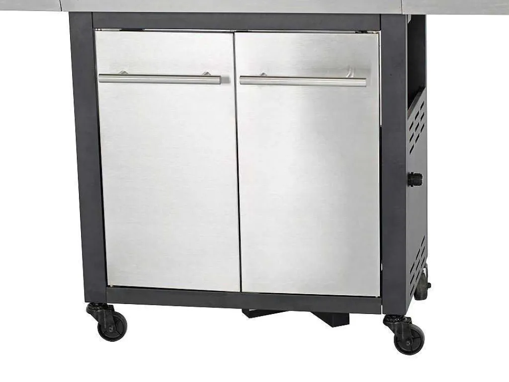 Barbecue Op Gas Met 4 Branders, 1 Rechaud Aan De Zijkant En 1 Grill 148 X 56 X 121 Cm - Roasty-Vente-unique Best