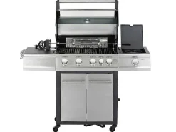 Barbecue Op Gas Met 4 Branders, 1 Rechaud Aan De Zijkant En 1 Grill 148 X 56 X 121 Cm - Roasty-Vente-unique Best