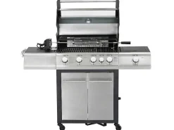 Barbecue Op Gas Met 4 Branders, 1 Rechaud Aan De Zijkant En 1 Grill 148 X 56 X 121 Cm - Roasty-Vente-unique Best