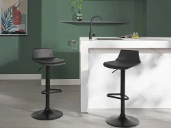 Barkruk Calas - Polypropyleen - Zwart-Vente-unique New