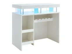 Barmeubel Fabio - Mdf Witgelakt - Met Ledverlichting-Vente-unique Outlet