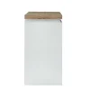 Barmeubel Halo Ii - Wit Gelakt Mdf - Leds - Wit En Eik-Vente-unique New