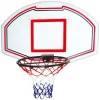 Basketbalnet Voor Aan De Muur, Wit - B111 X H77 Cm - Bemidji-Vente-unique Clearance