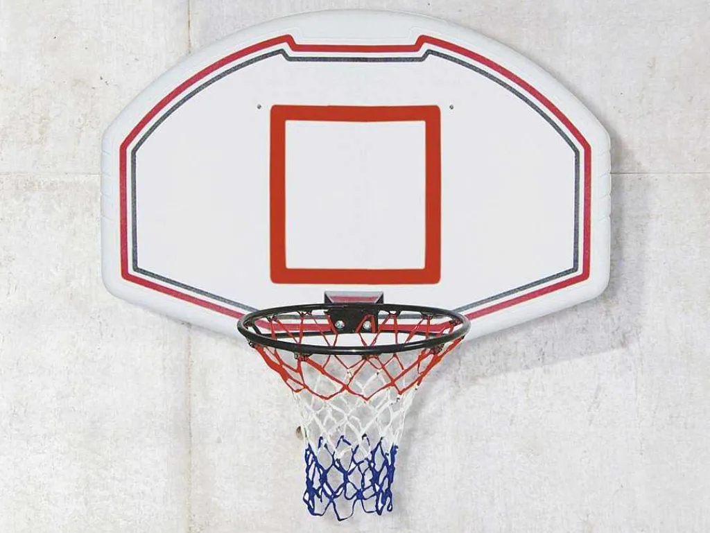 Basketbalnet Voor Aan De Muur, Wit - B111 X H77 Cm - Bemidji-Vente-unique Clearance